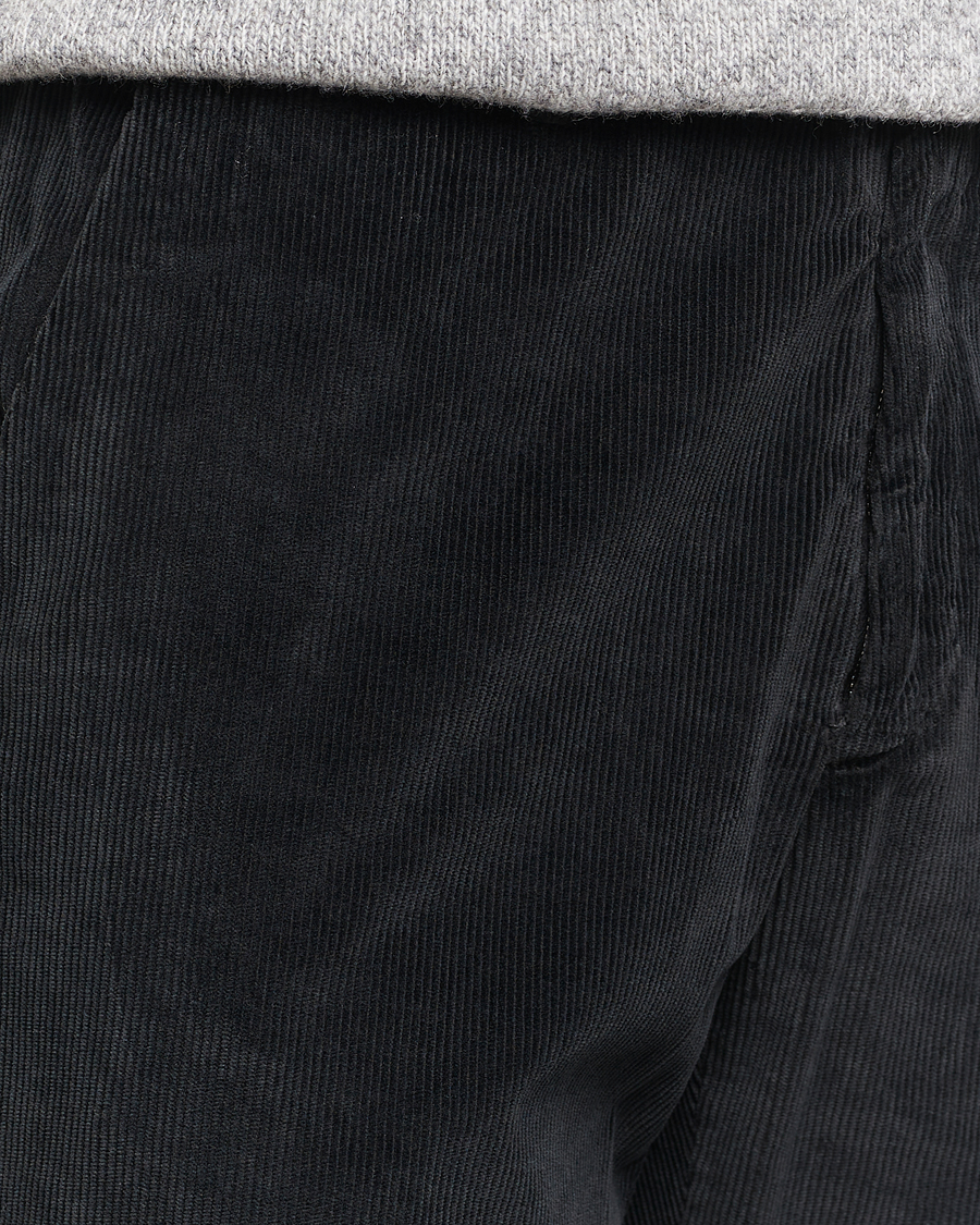 Homme | Pantalons | Briglia 1949 | Easy Fit Corduroy Trousers Black