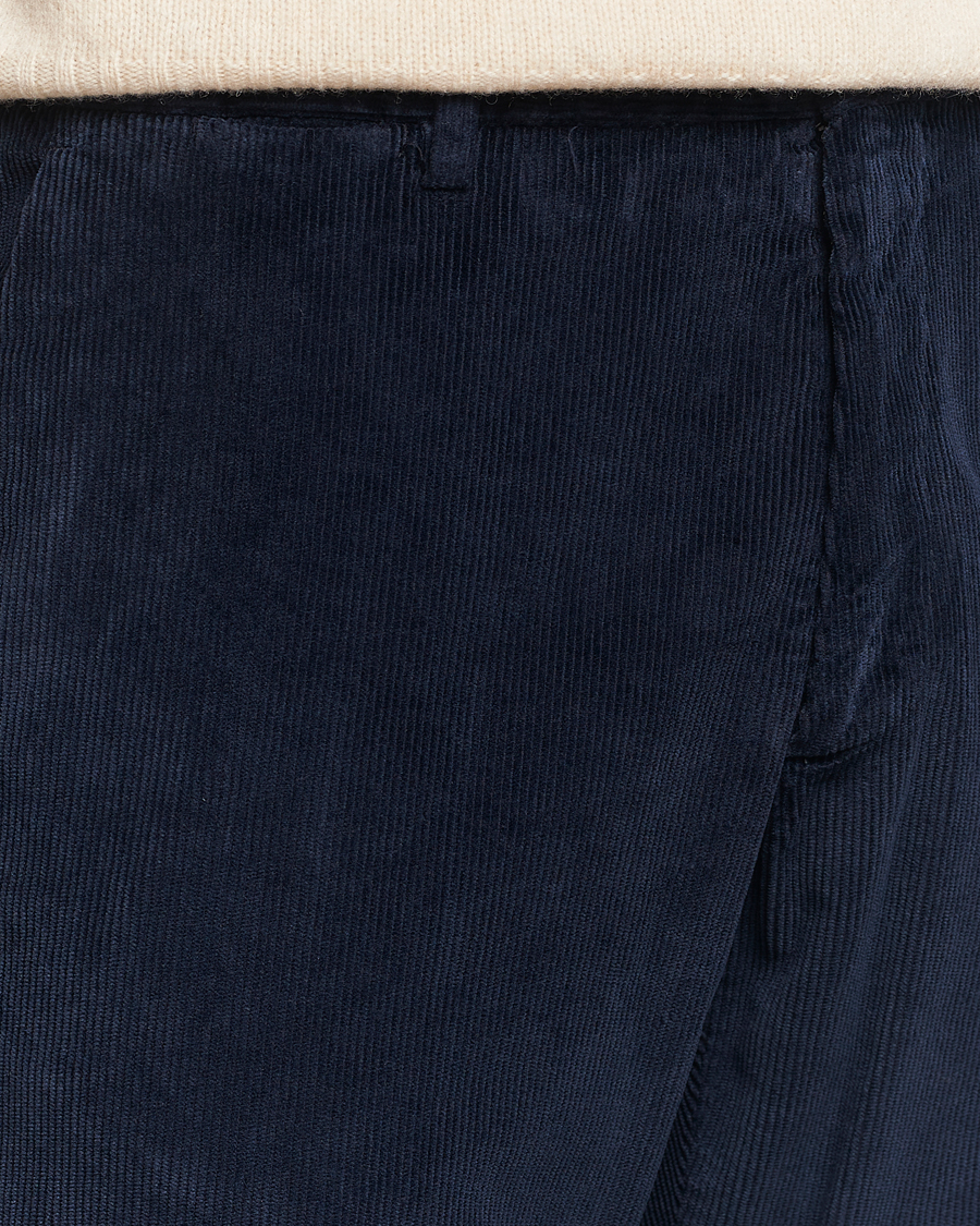 Homme | Pantalons | Briglia 1949 | Easy Fit Corduroy Trousers Navy