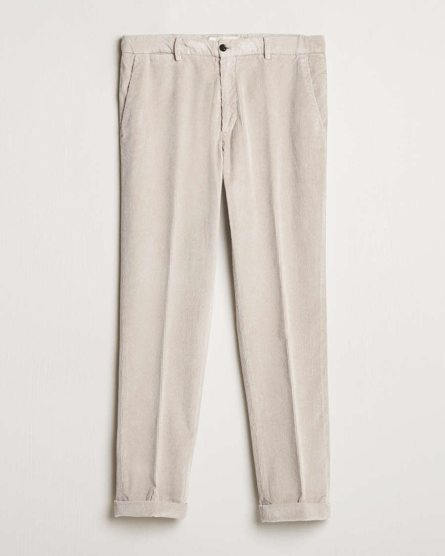 Homme | Pantalons | Briglia 1949 | Easy Fit Corduroy Trousers Beige