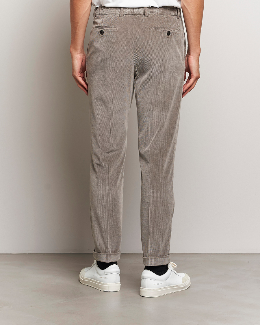 Homme | Pantalons | Briglia 1949 | Easy Fit Corduroy Trousers Taupe