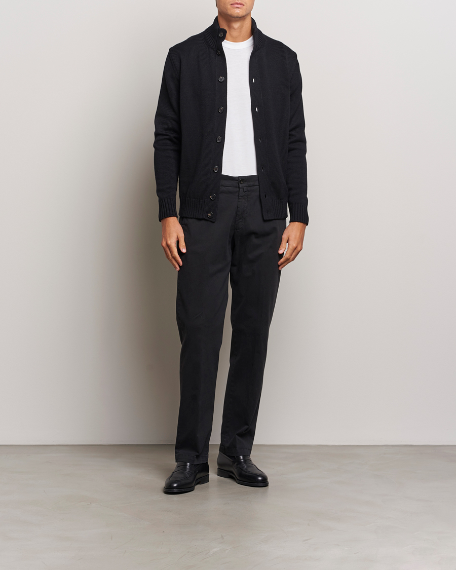 Homme | Pantalons | Briglia 1949 | Soho Tailored Easy Fit Chino Black