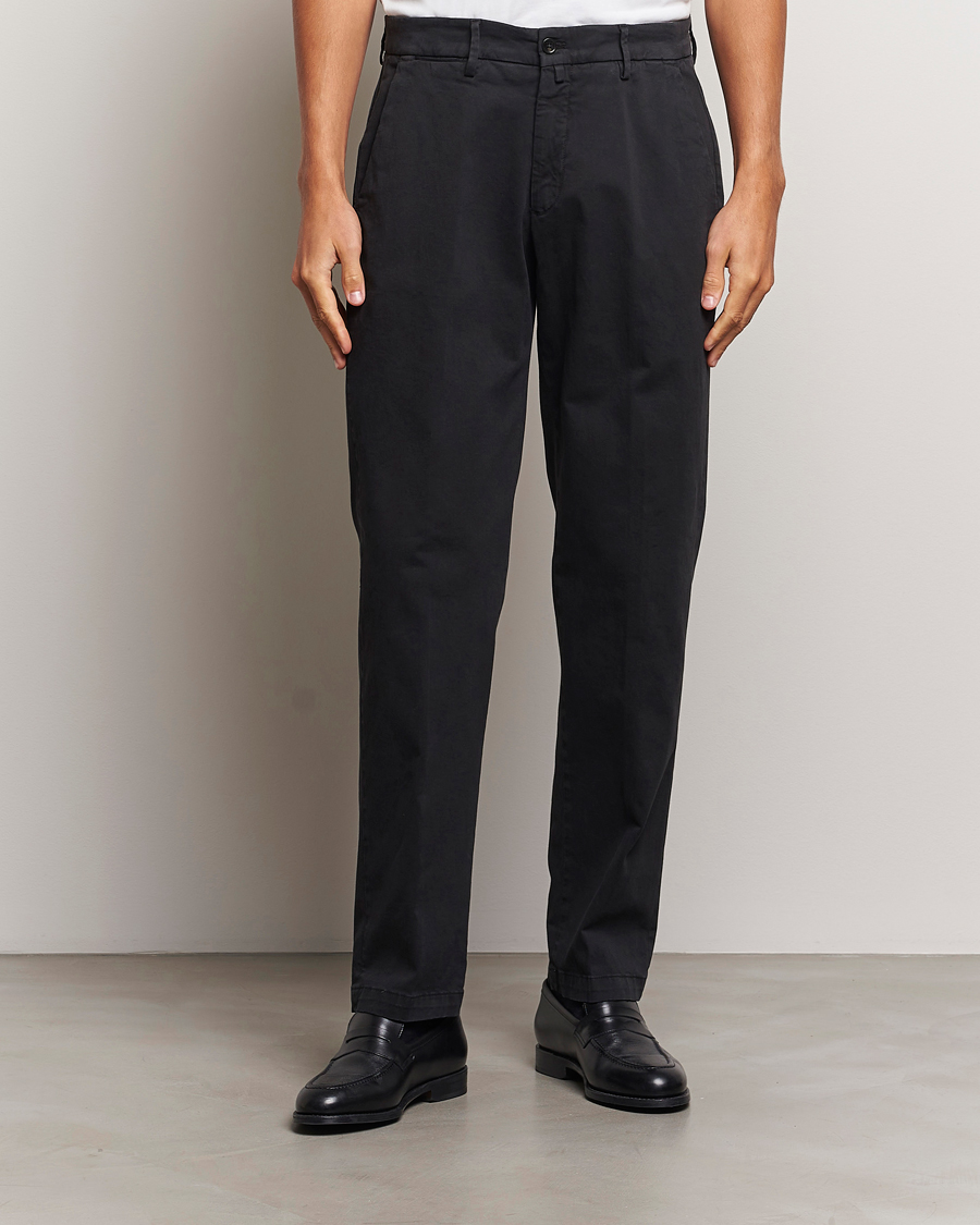Homme | Pantalons | Briglia 1949 | Soho Tailored Easy Fit Chino Black