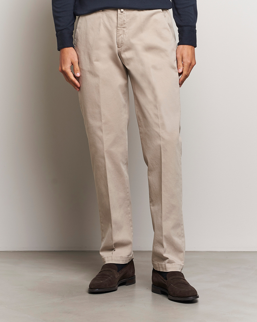 Homme | Pantalons | Briglia 1949 | Soho Tailored Easy Fit Chino Beige