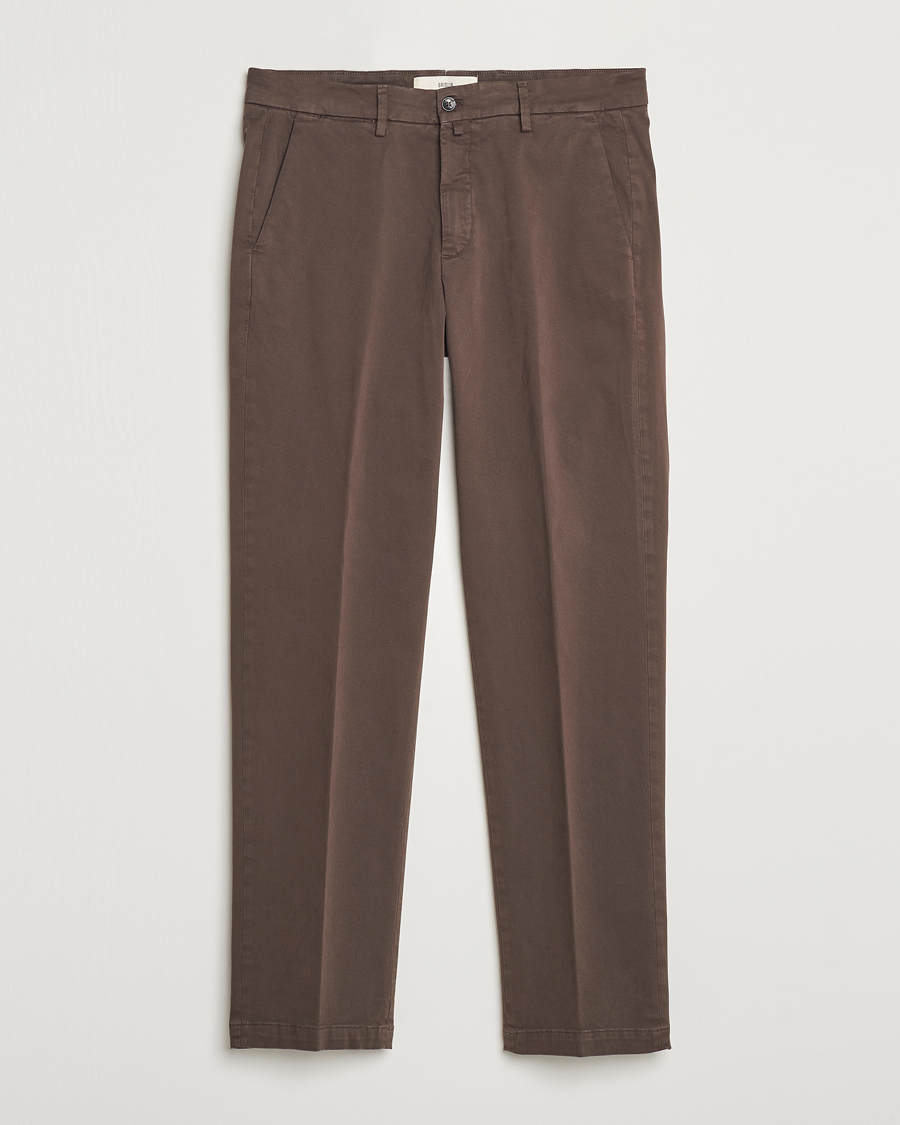 Homme | Pantalons | Briglia 1949 | Soho Tailored Easy Fit Chino Brown