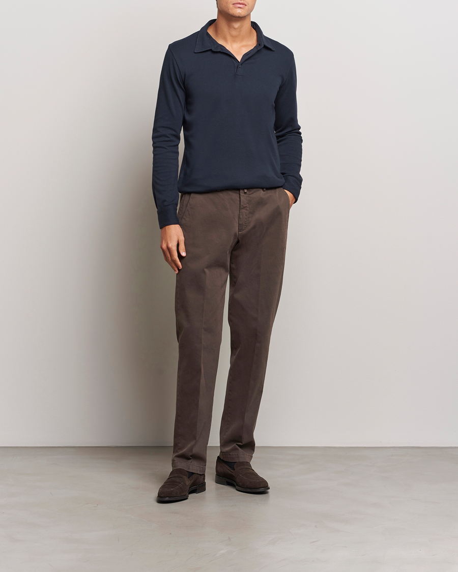 Homme | Pantalons | Briglia 1949 | Soho Tailored Easy Fit Chino Brown