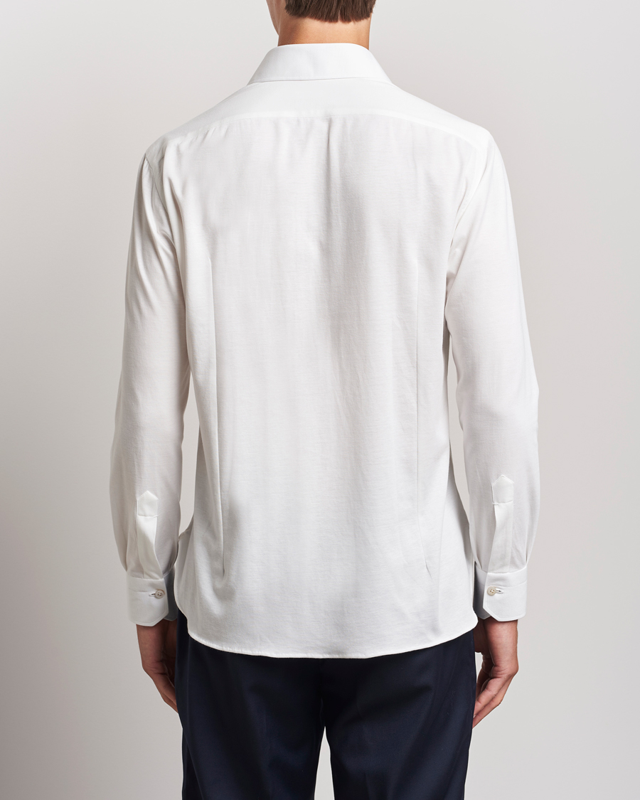 Homme | Chemises | Kiton | Cotton Jersey Shirt White