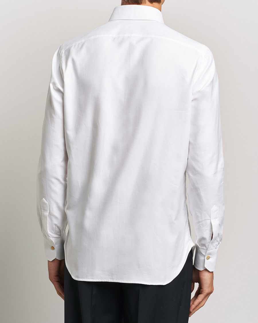 Homme | Chemises | Kiton | Slim Fit Button Down Oxford Shirt White