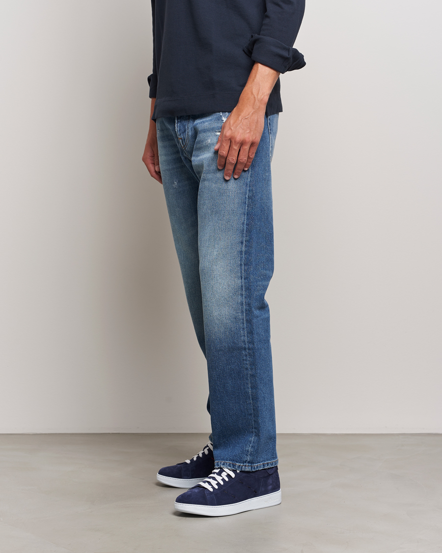 Homme | Kiton Plain Sneakers Navy Suede | Kiton | Plain Sneakers Navy Suede