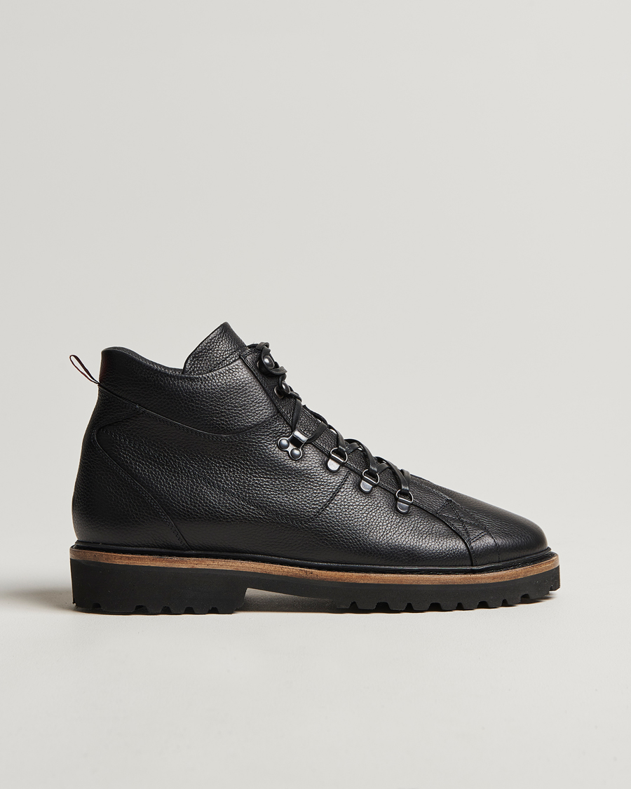 Homme | Kiton St Moritz Winter Boots Black Grain Calf | Kiton | St Moritz Winter Boots Black Grain Calf