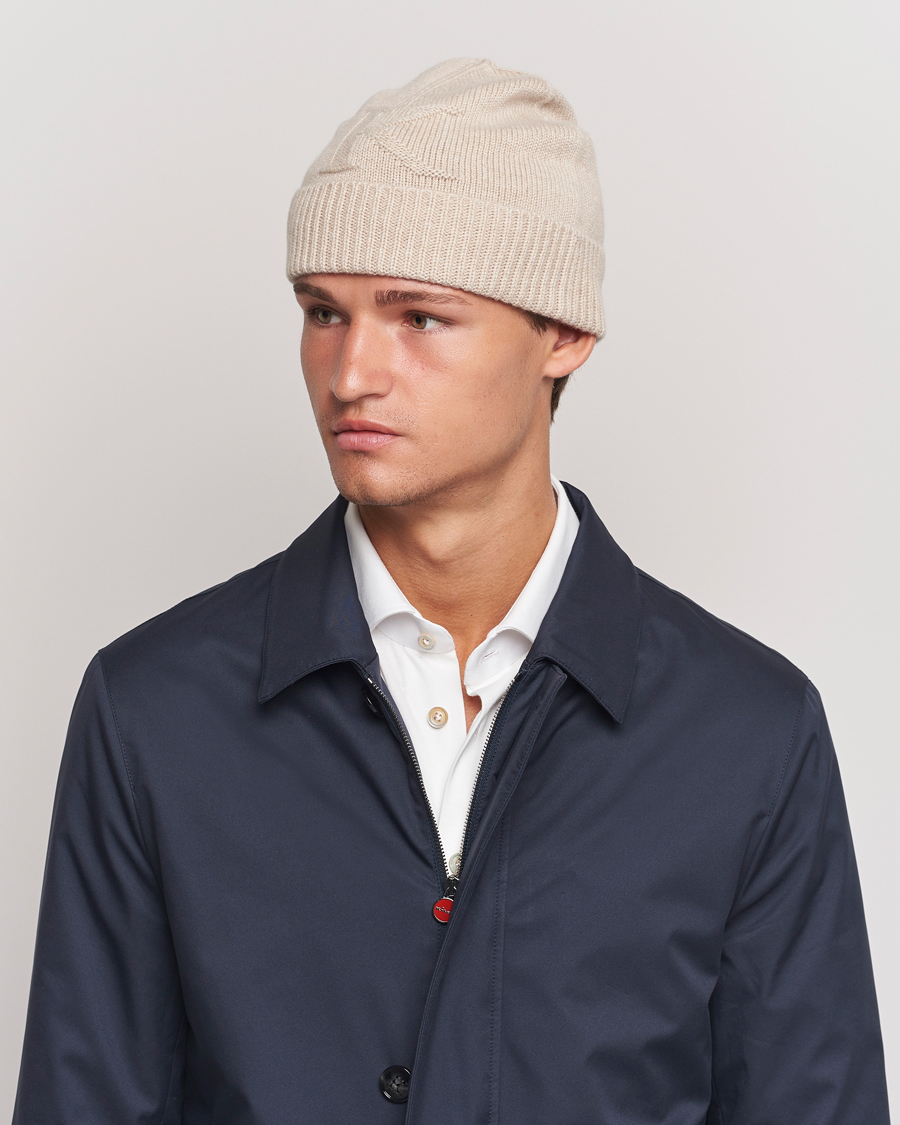 Homme | Kiton Cashmere Beanie Beige | Kiton | Cashmere Beanie Beige