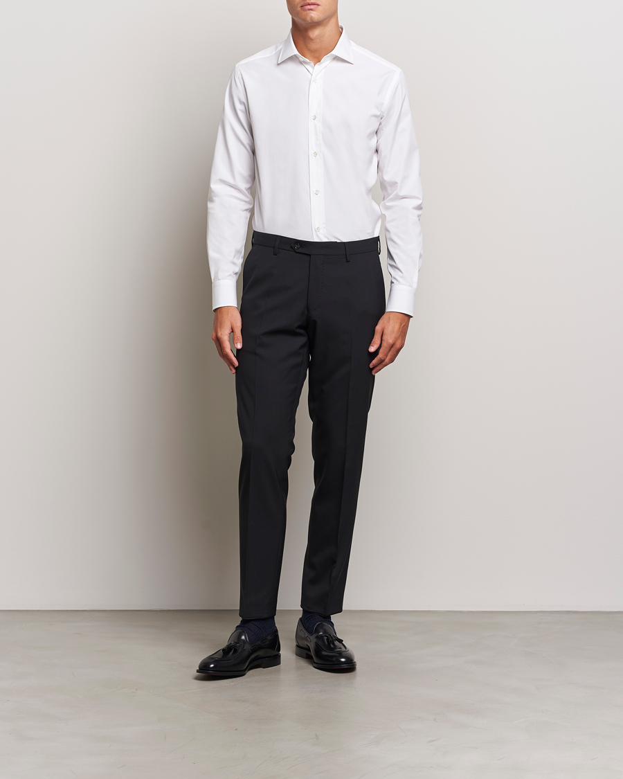 Homme | Chemises | Brioni | Slim Fit Dress Shirt White