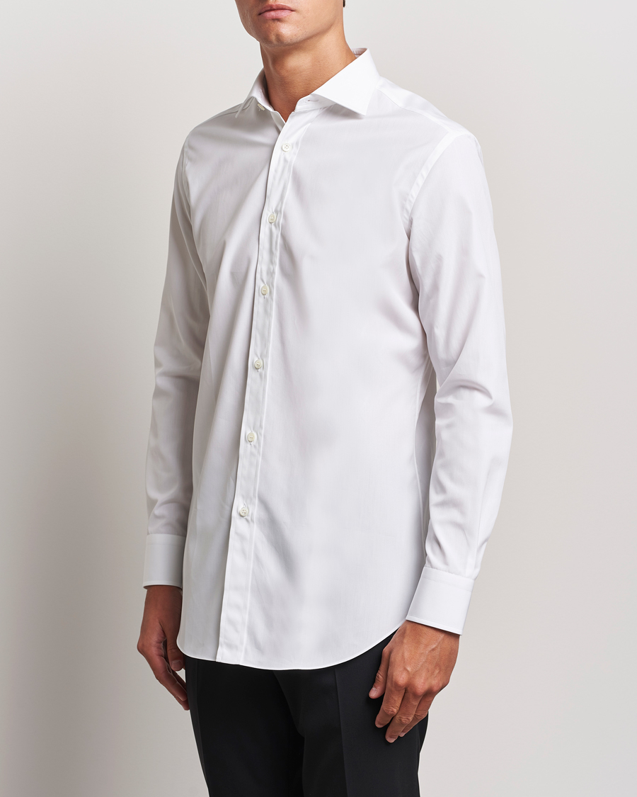 Homme | Chemises | Brioni | Slim Fit Dress Shirt White