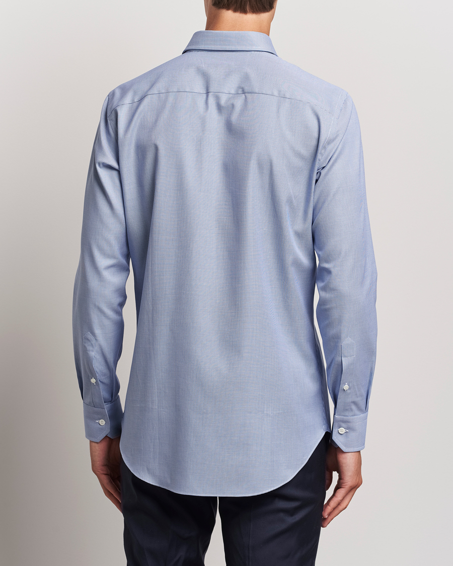 Homme | Chemises | Brioni | Slim Fit Micro Structure Dress Shirt Light Blue