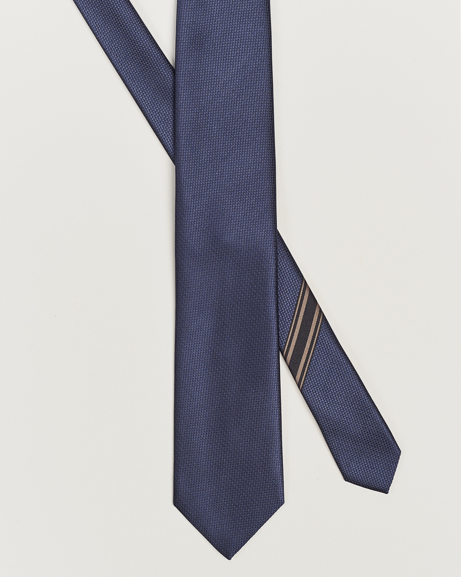 Homme | Brioni Jacquard Silk Tie Navy | Brioni | Jacquard Silk Tie Navy