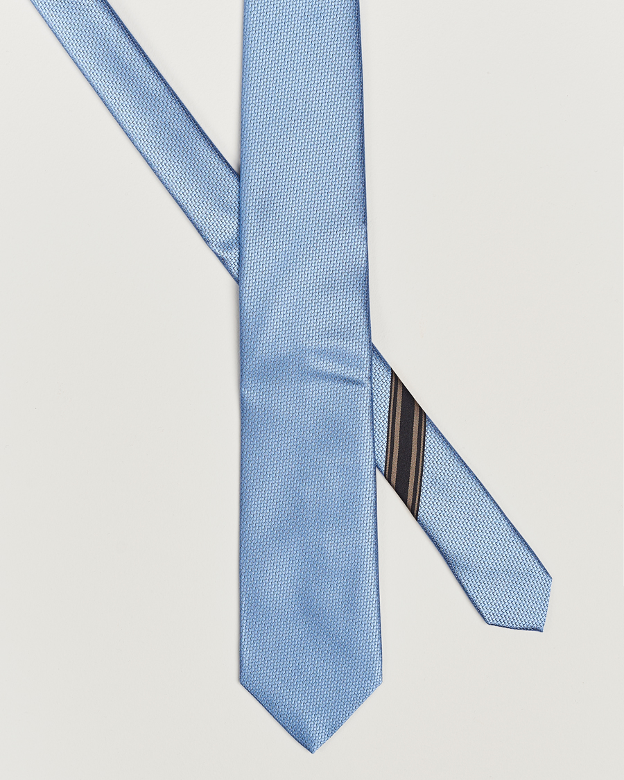 Homme | Brioni Jacquard Silk Tie Light Blue | Brioni | Jacquard Silk Tie Light Blue