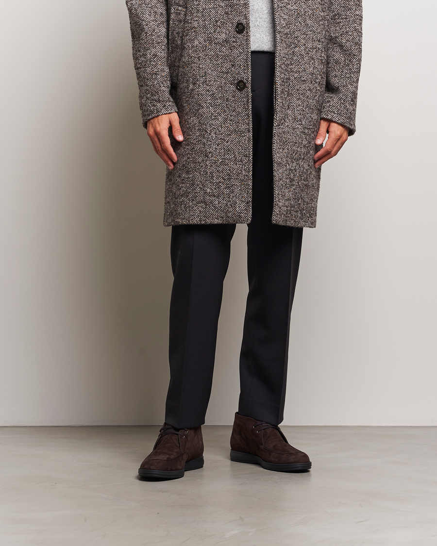 Homme | Brioni Journey Desert Boots Dark Brown Suede | Brioni | Journey Desert Boots Dark Brown Suede