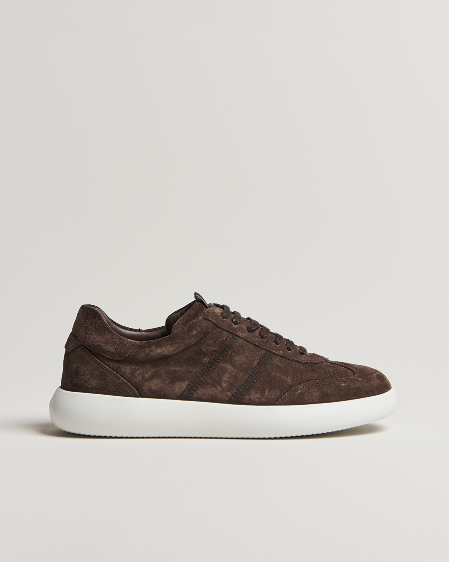 Homme | Brioni Cassetta Sneakers Dark Brown Suede | Brioni | Cassetta Sneakers Dark Brown Suede