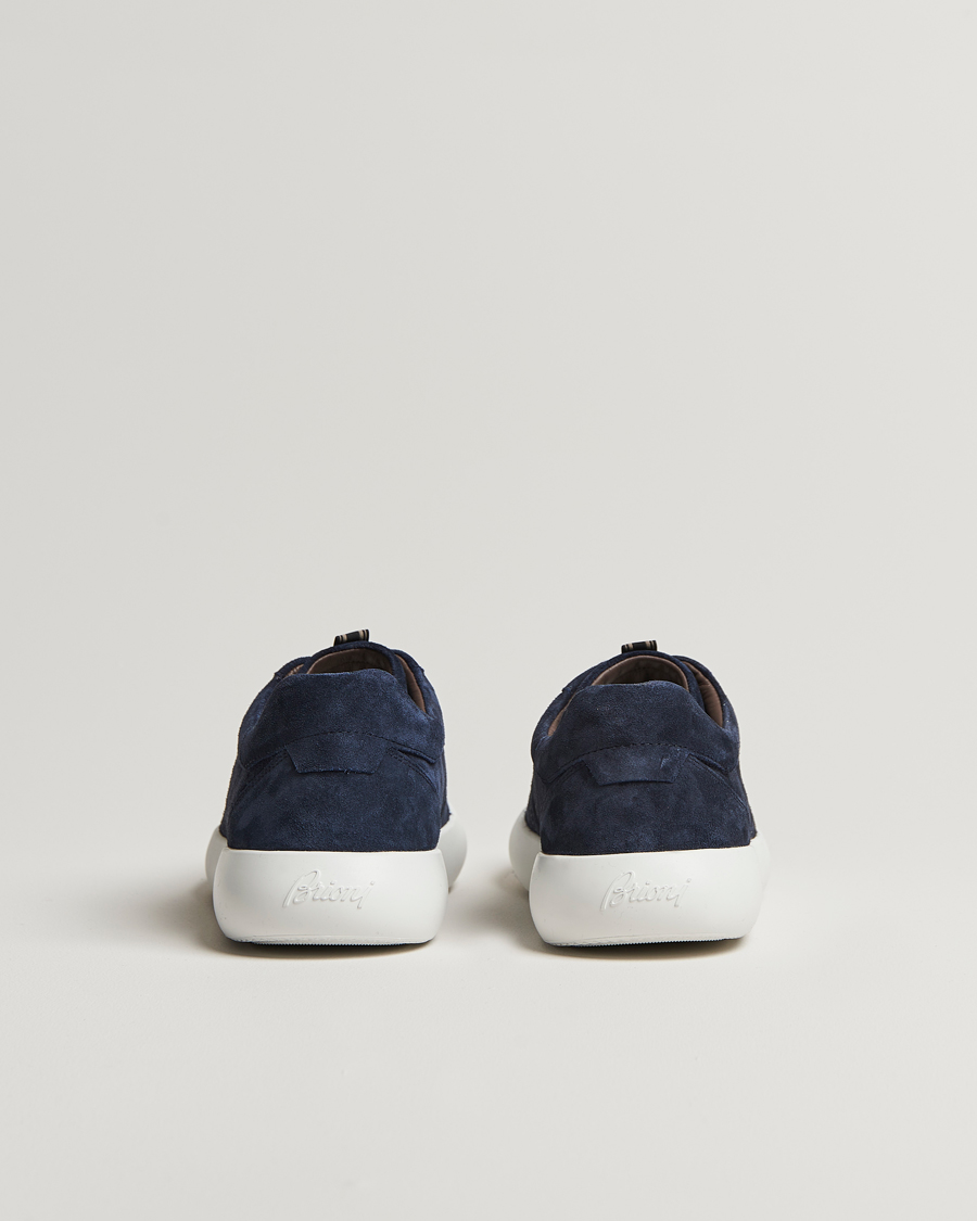 Homme | Brioni Cassetta Sneakers Navy Suede | Brioni | Cassetta Sneakers Navy Suede