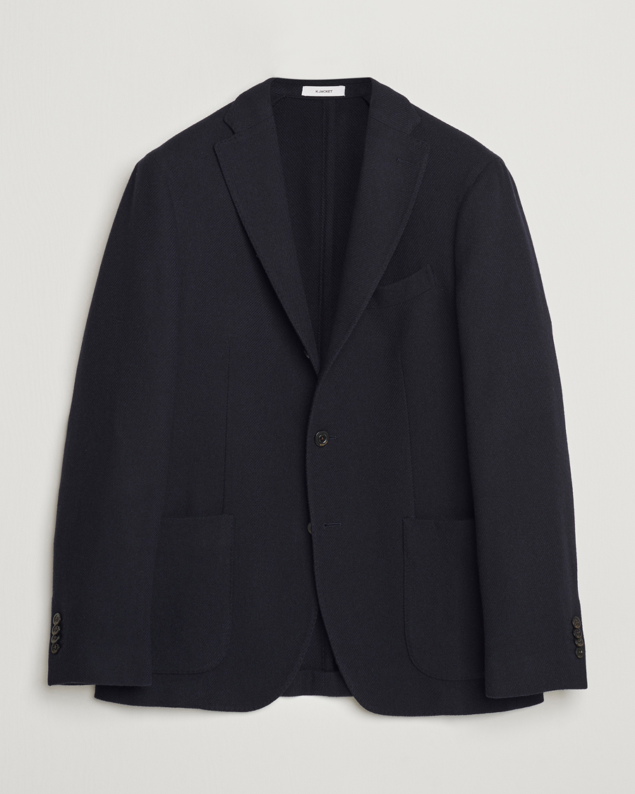 Homme | Blazers | Boglioli | K Jacket Wool/Cashmere Blazer Navy
