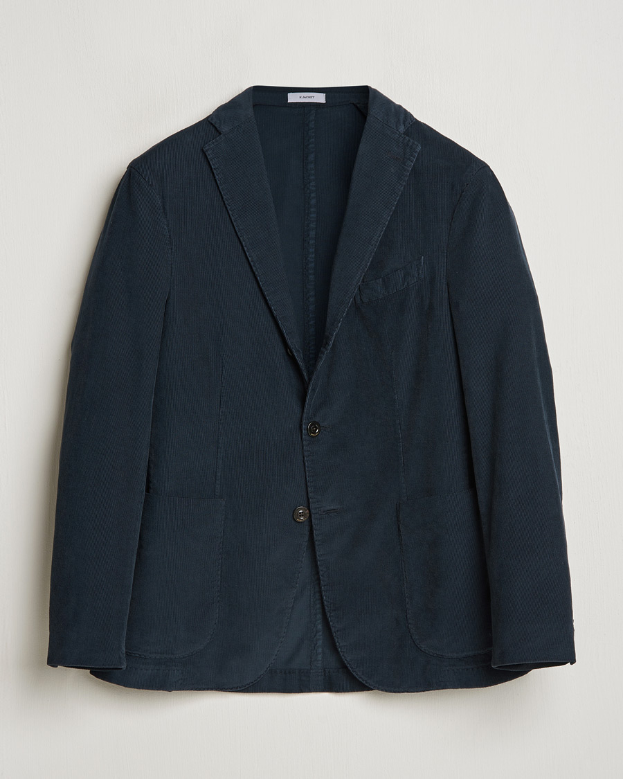 Homme | Blazers | Boglioli | K Jacket Corduroy Blazer Navy