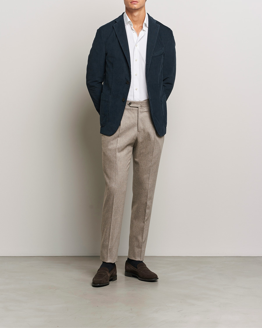 Homme | Blazers | Boglioli | K Jacket Corduroy Blazer Navy