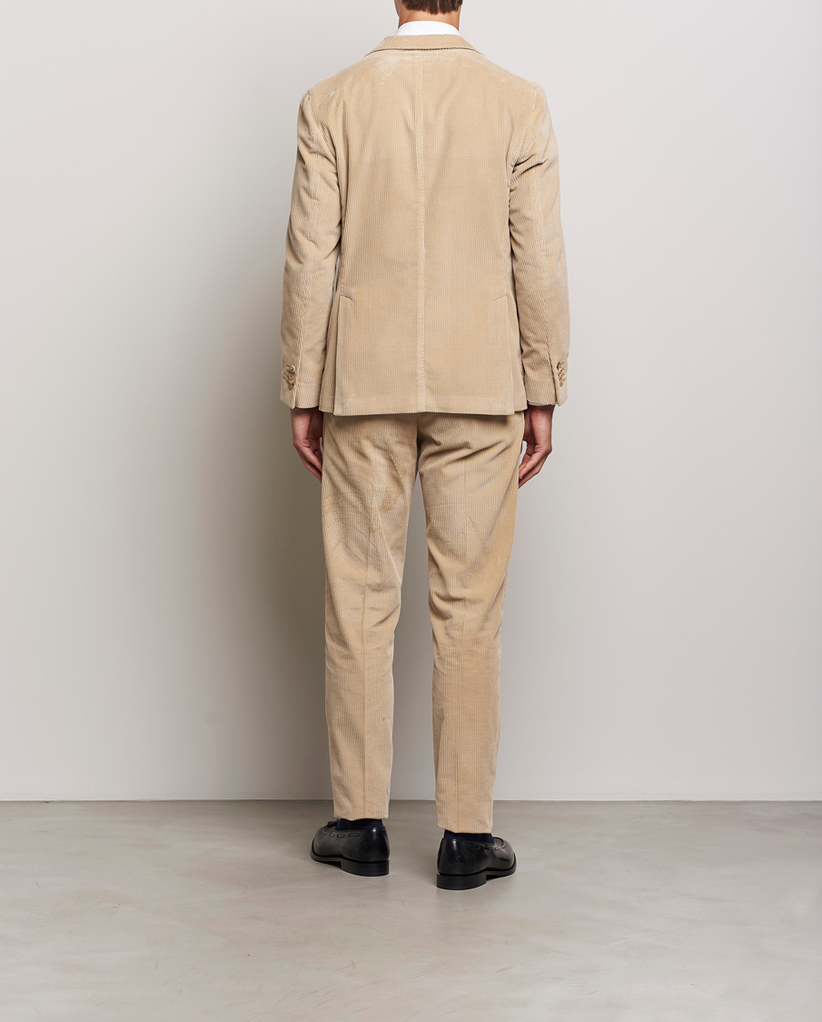 Homme | Costumes | Boglioli | K Jacket Wale Corduroy Suit Beige