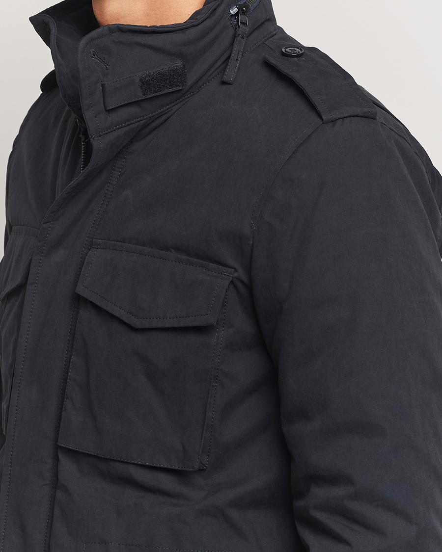 Homme | Manteaux Et Vestes | Aspesi | Cotton Field Jacket Midnight