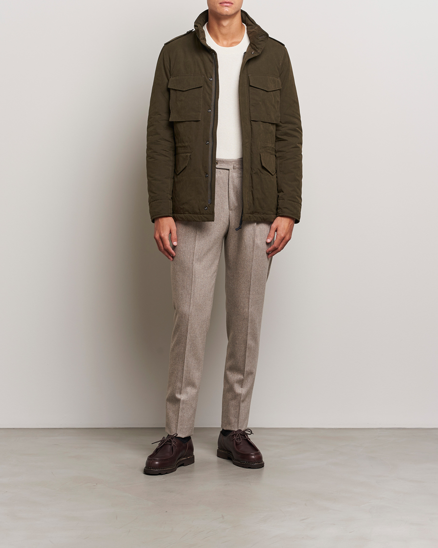 Homme | Manteaux Et Vestes | Aspesi | Cotton Field Jacket Military