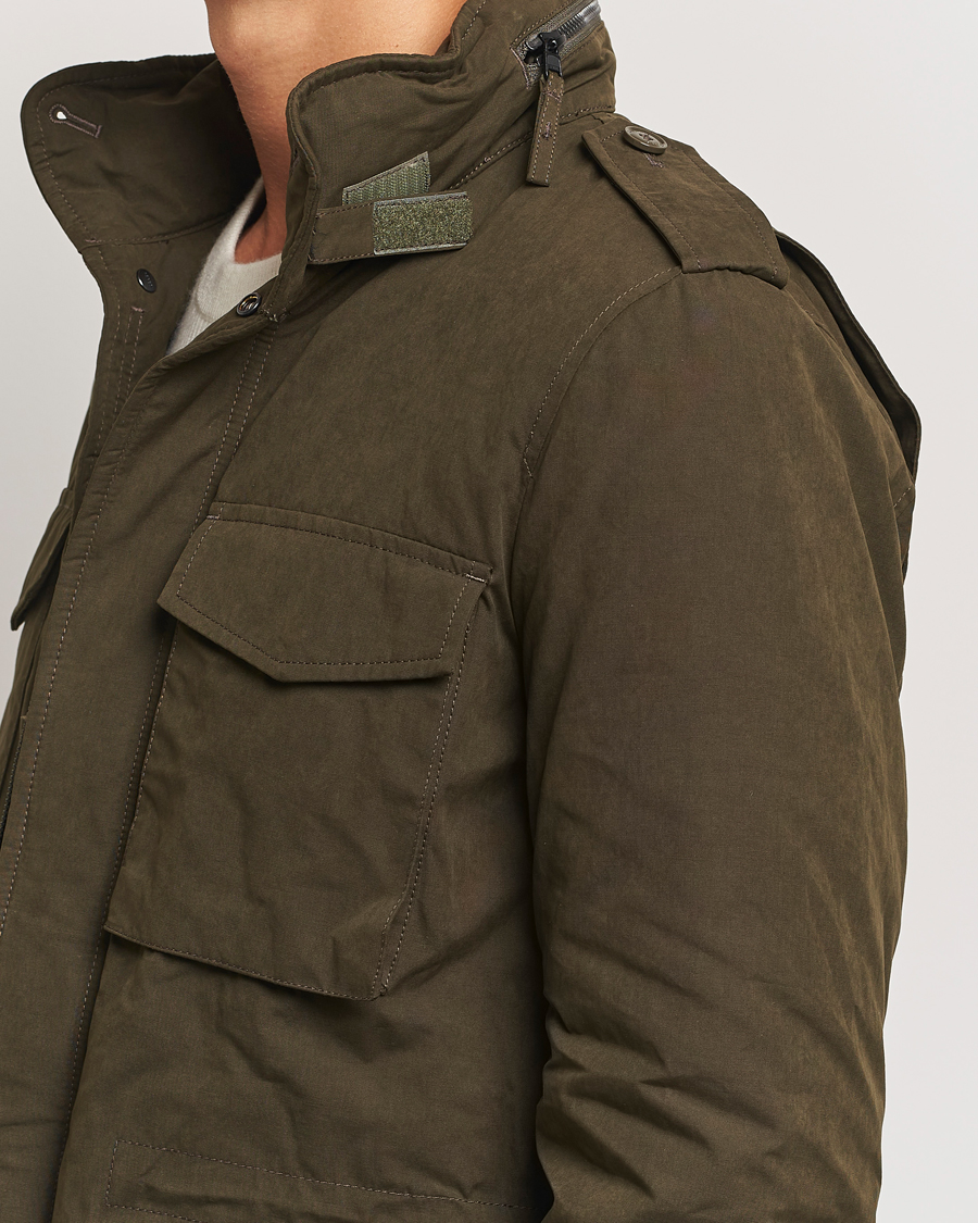 Homme | Manteaux Et Vestes | Aspesi | Cotton Field Jacket Military
