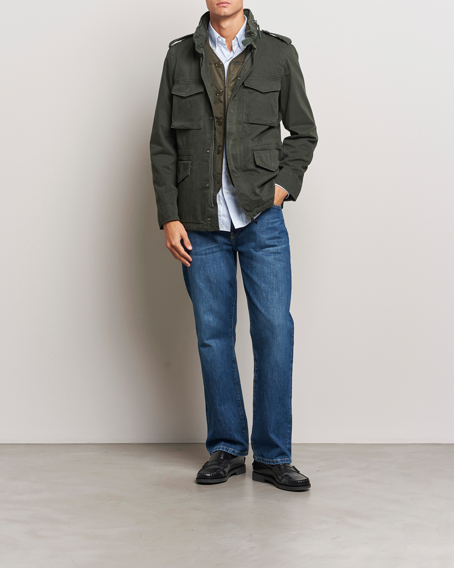 Homme | Manteaux Et Vestes | Aspesi | Lined Cotton Field Jacket Military