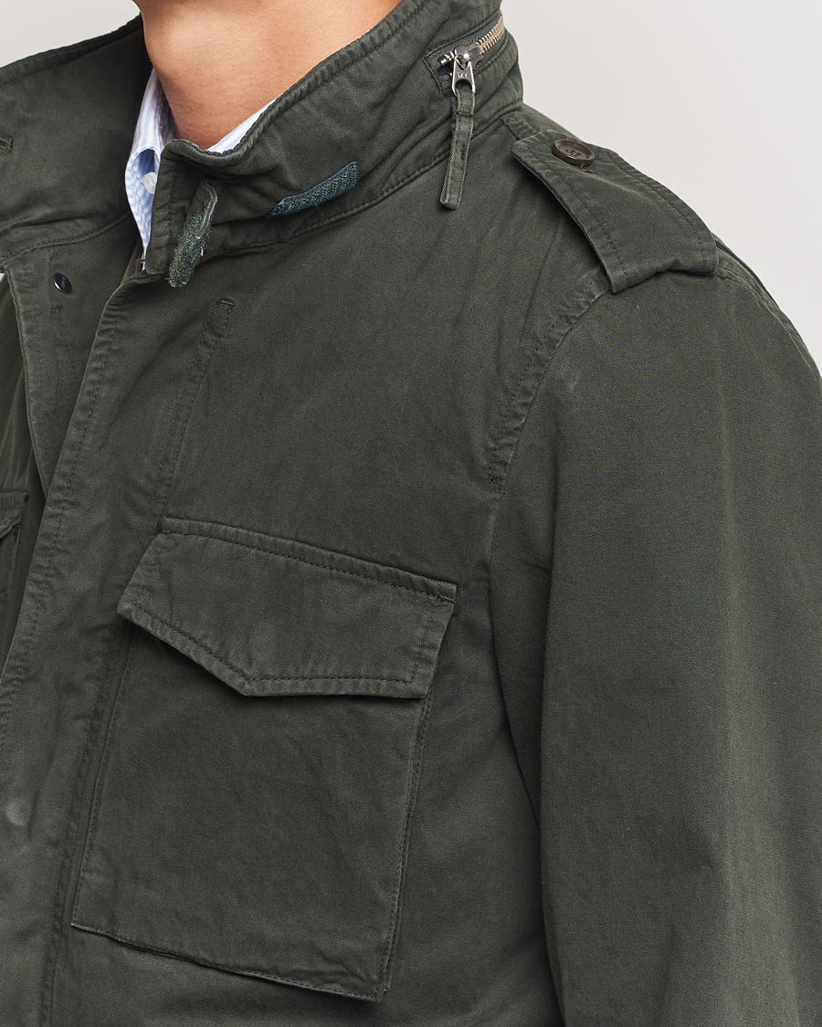 Homme | Manteaux Et Vestes | Aspesi | Lined Cotton Field Jacket Military