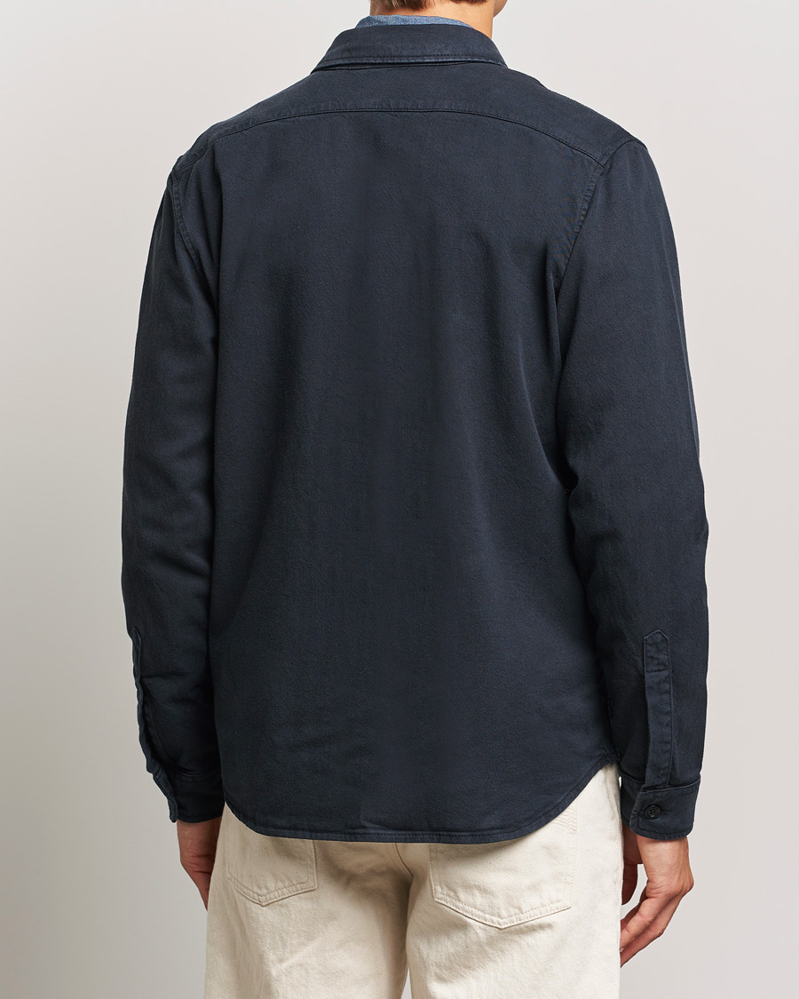 Homme | Chemises | Aspesi | Cotton Utility Shirt Navy
