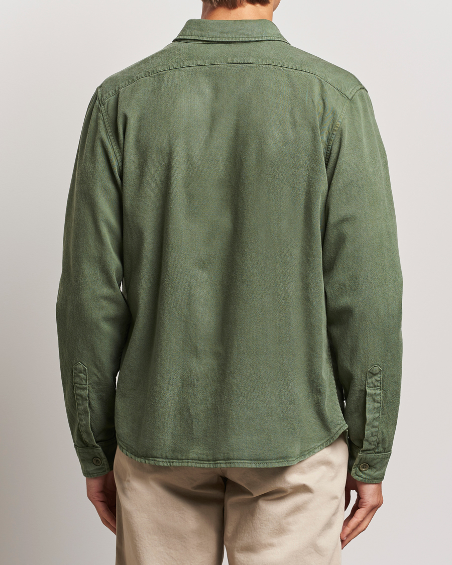 Homme | Chemises | Aspesi | Cotton Utility Shirt Green