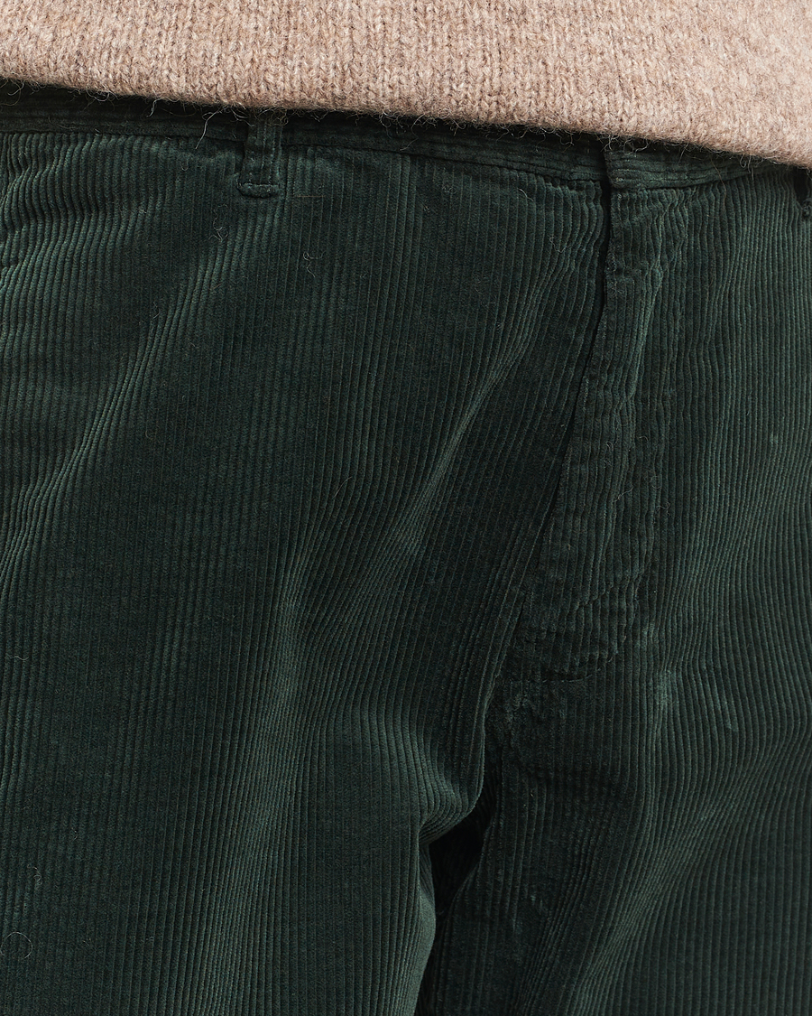 Homme | Pantalons | Aspesi | Corduroy Pants Dark Green