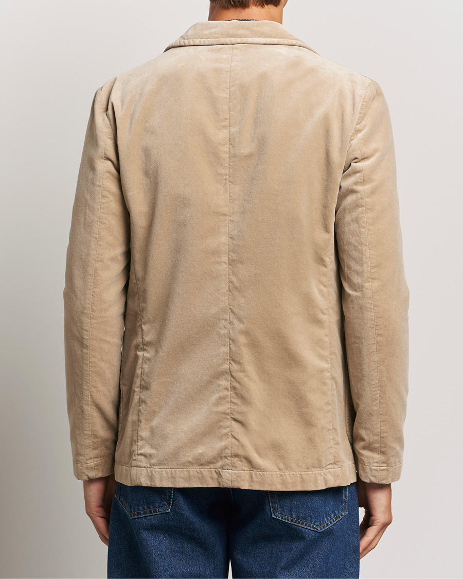 Homme | Blazers | Aspesi | Velvet Casual Jacket Beige