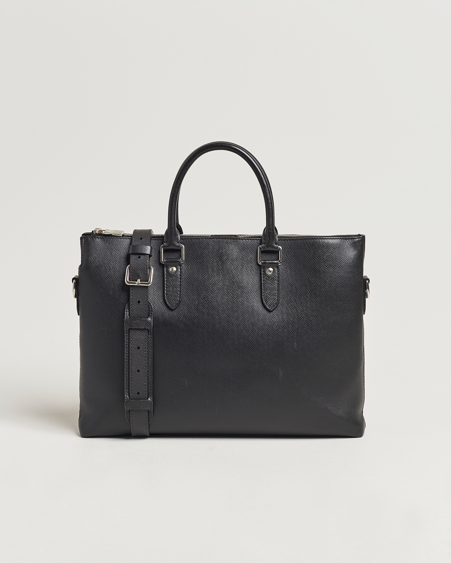 Homme | Louis Vuitton Pre-Owned Anton Brief Taiga Noir Silver | Louis Vuitton Pre-Owned | Anton Brief Taiga Noir Silver