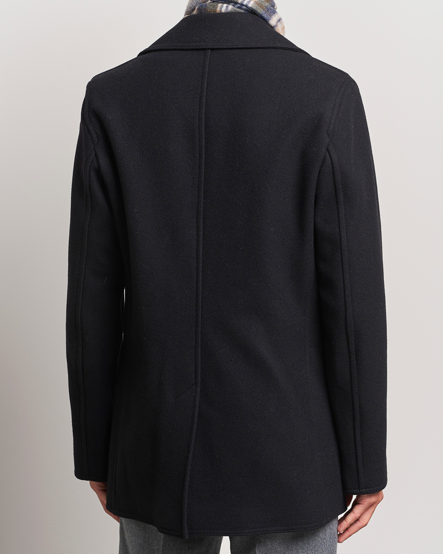 Homme | Manteaux Et Vestes | Gloverall | Churchill Reefer Peacoat Black