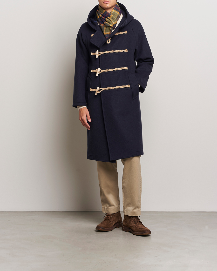 Homme | Manteaux Et Vestes | Gloverall | Huxley Duffle Coat Navy