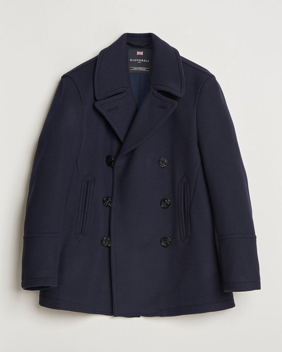 Homme | Manteaux Et Vestes | Gloverall | Tennyson Peacoat Navy