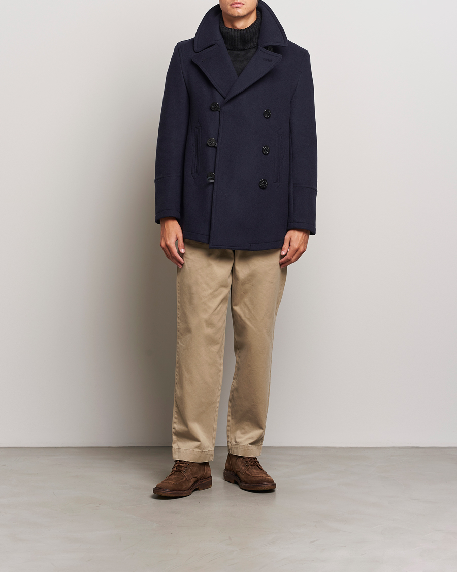 Homme | Manteaux Et Vestes | Gloverall | Tennyson Peacoat Navy