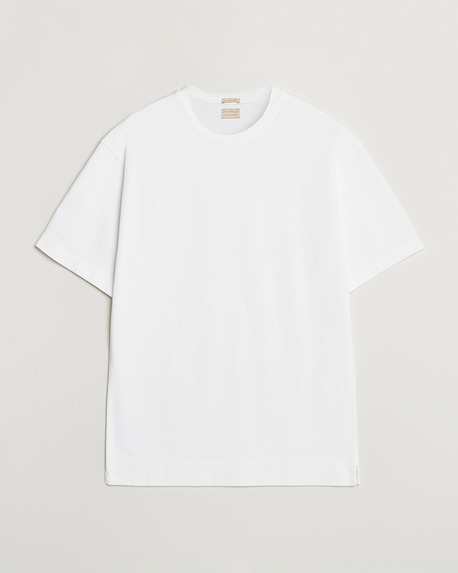 Homme | T-shirts | Massimo Alba | Nevis Cotton T-Shirt White