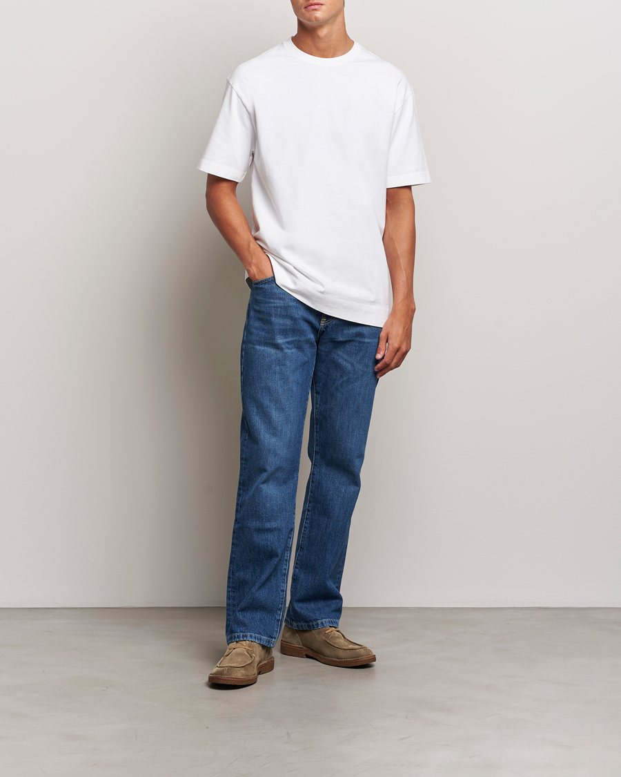 Homme | T-shirts | Massimo Alba | Nevis Cotton T-Shirt White