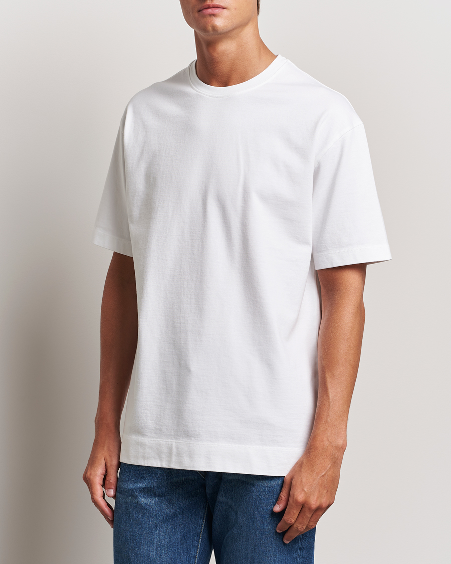 Homme | T-shirts | Massimo Alba | Nevis Cotton T-Shirt White