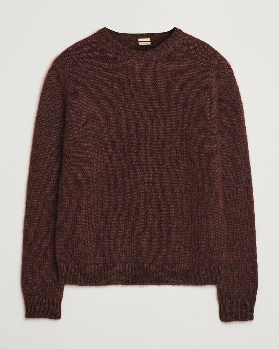 Homme | Pulls Et Tricots | Massimo Alba | Mohair Crew Neck Cocco