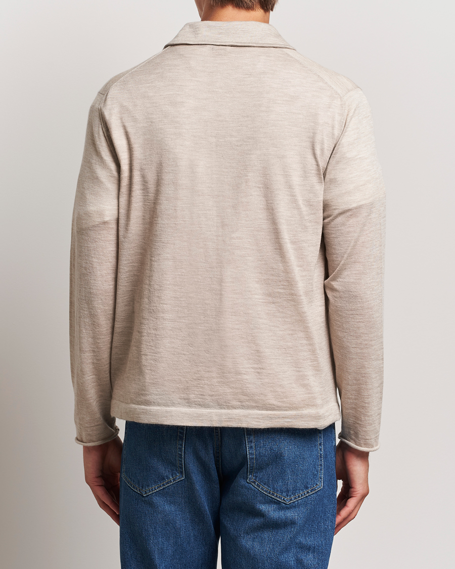 Homme | Pulls Et Tricots | Massimo Alba | Cashmere Shawl Collar Cardigan Beige