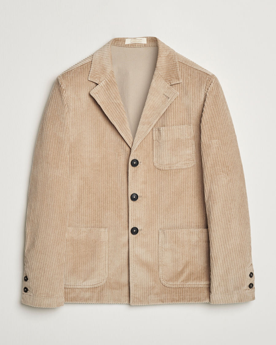 Homme | Manteaux Et Vestes | Massimo Alba | Baglietto Wale Corduroy Jacket Beige