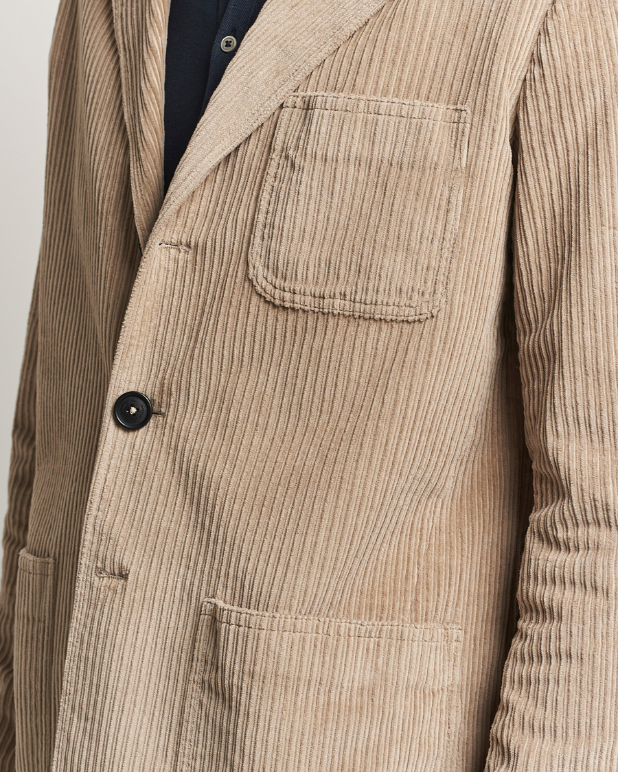 Homme | Manteaux Et Vestes | Massimo Alba | Baglietto Wale Corduroy Jacket Beige
