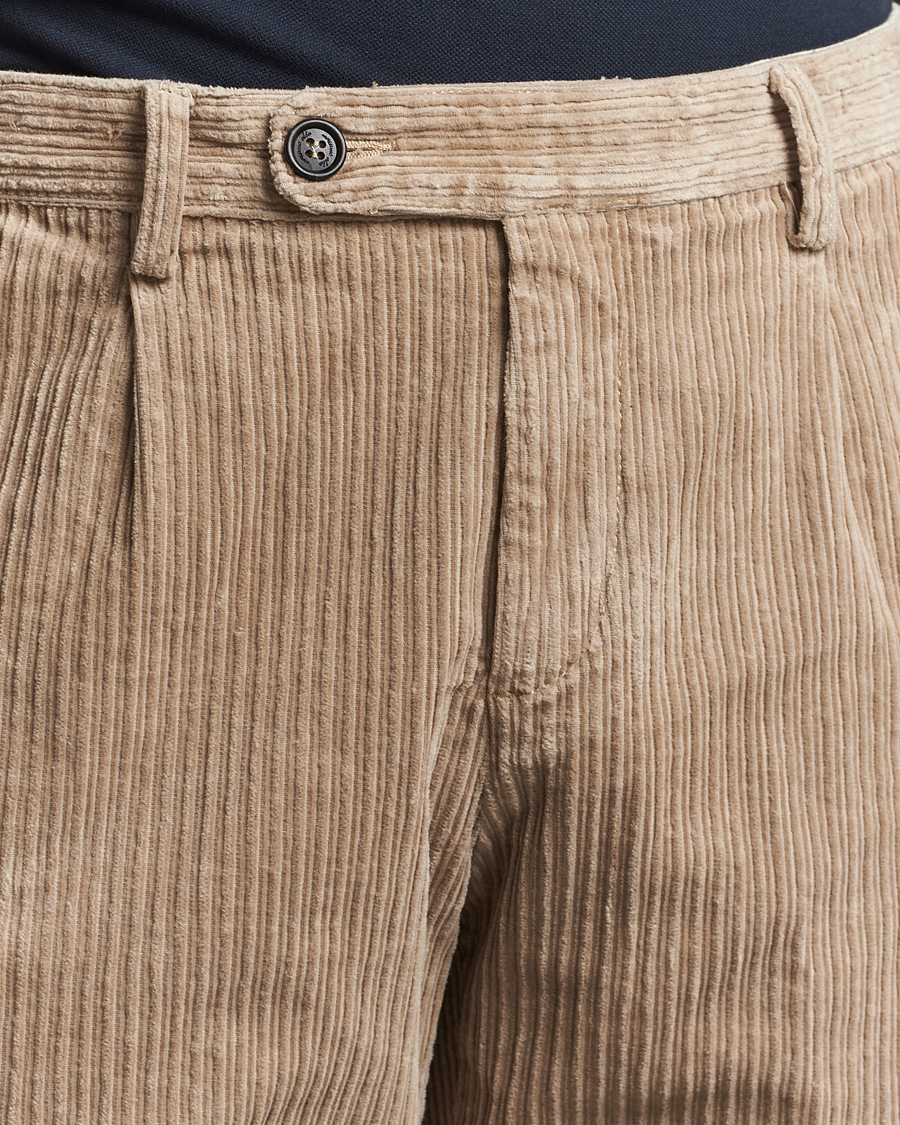 Homme | Pantalons | Massimo Alba | Ionio Wale Corduroy Trousers Beige