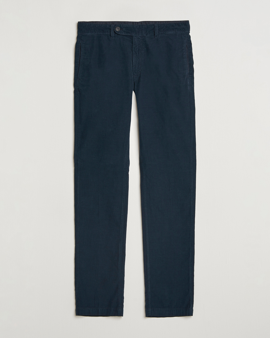 Homme | Pantalons | Massimo Alba | Baby Corduroy Trousers Navy