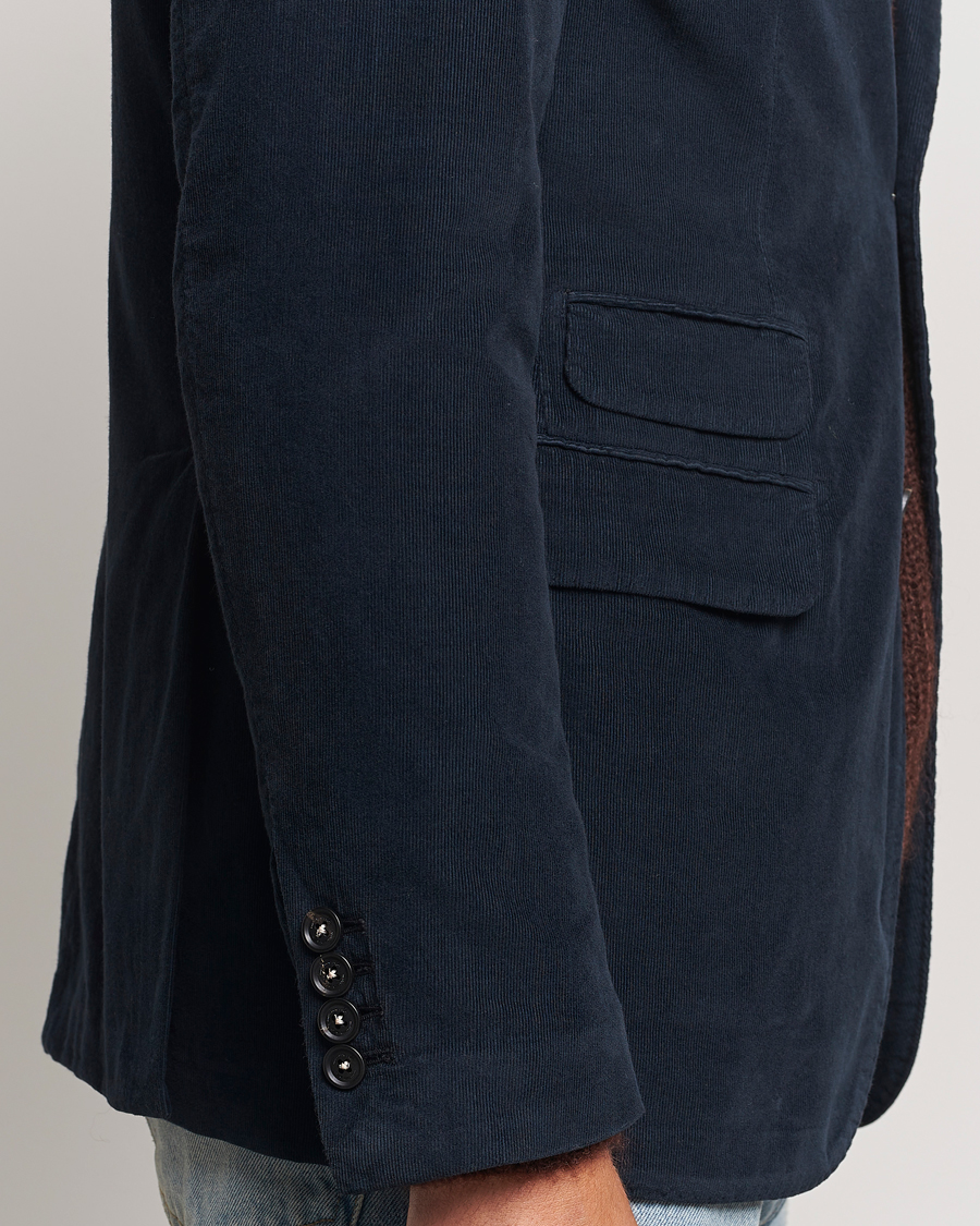 Homme | Blazers | Massimo Alba | Baby Corduroy Blazer Navy